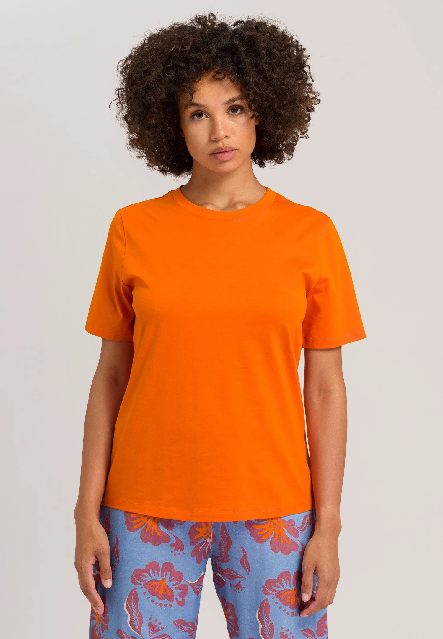 Natural Shirt Organic Cotton Top | Juicy Orange 78662-2292