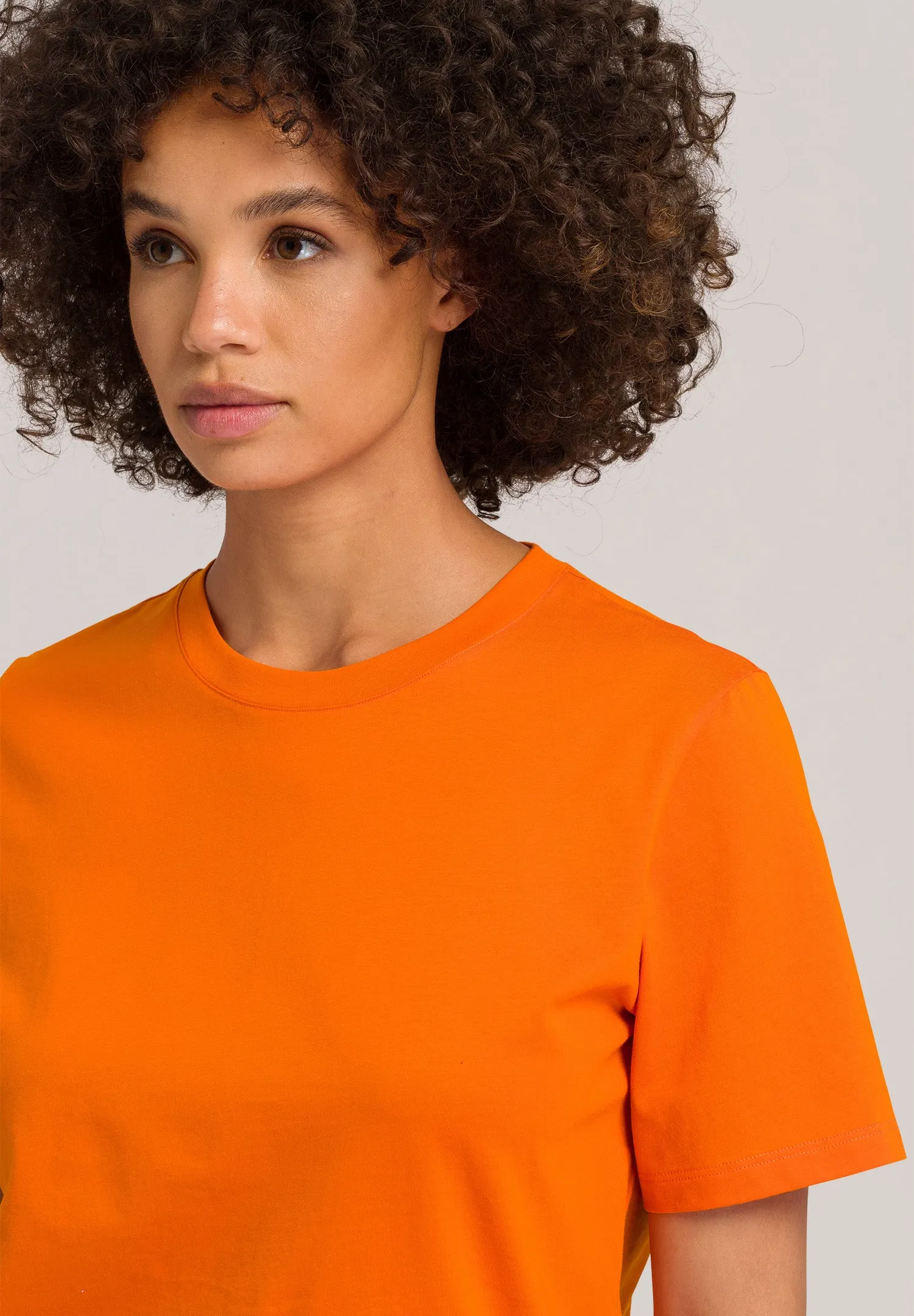 Natural Shirt Organic Cotton Top | Juicy Orange 78662-2292
