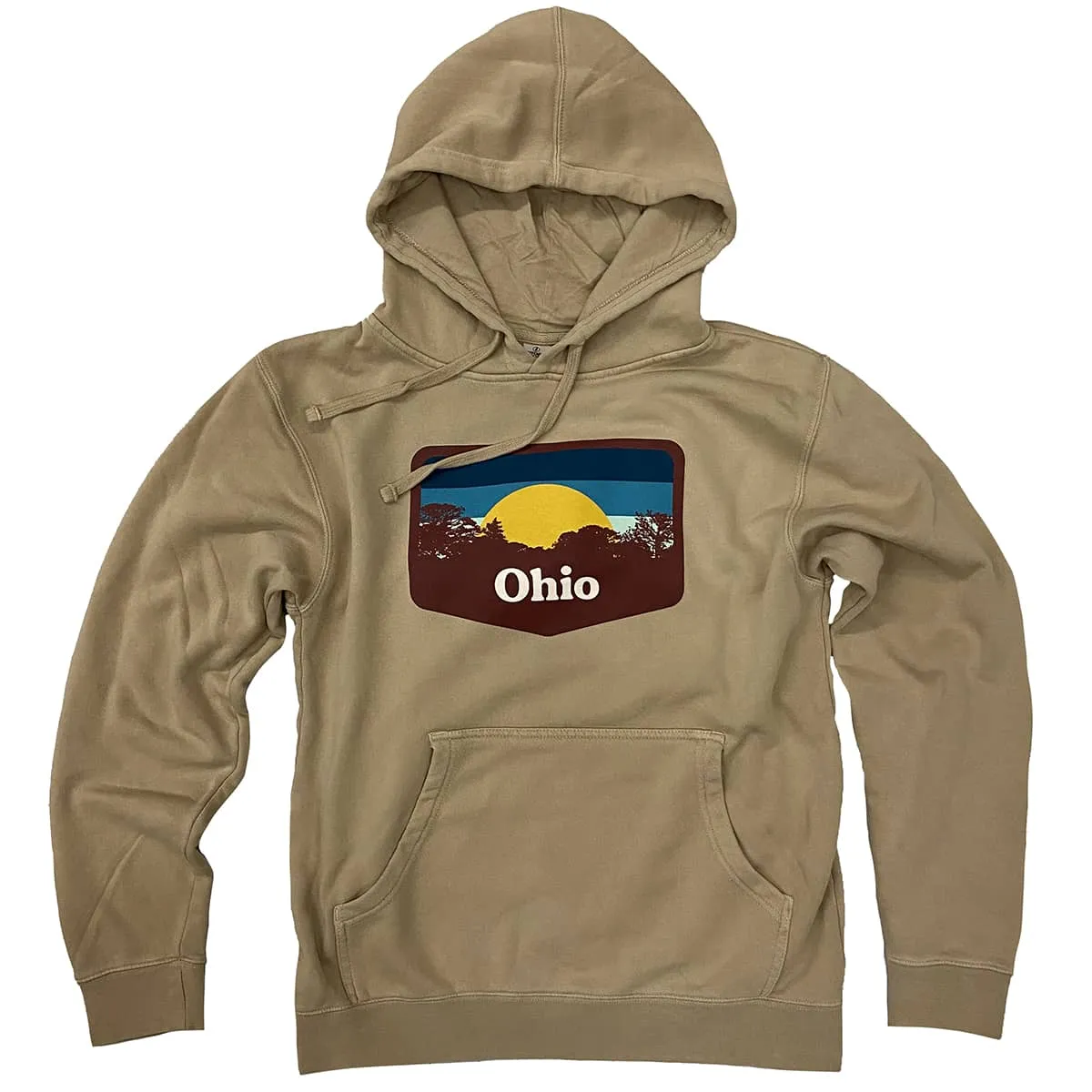 Ohio Sunset Pigment Dyed Hoodie