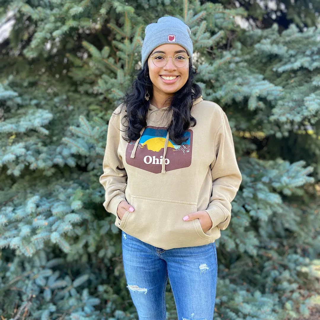 Ohio Sunset Pigment Dyed Hoodie