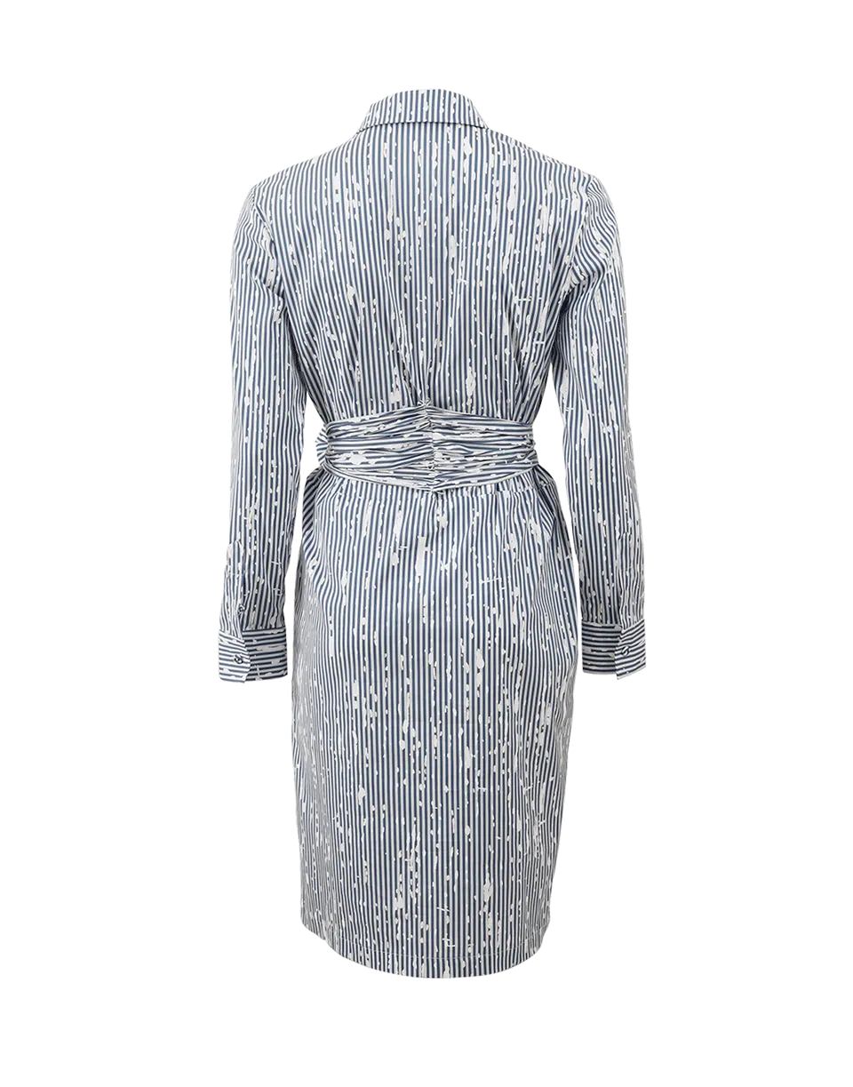 Painter Stripe Shirt Dress