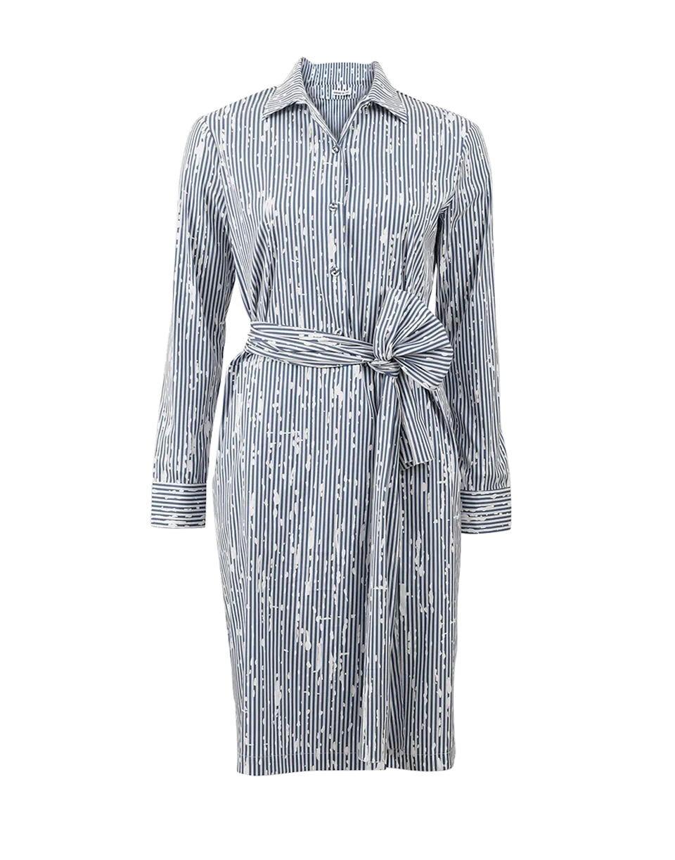 Painter Stripe Shirt Dress