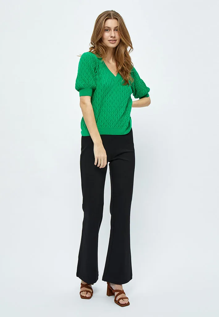 PCRosalia Knit T-Shirt - Bright Green