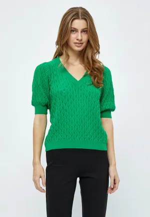 PCRosalia Knit T-Shirt - Bright Green