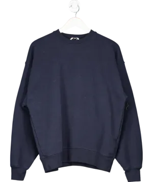 Raey Blue Recycled-yarn Cotton-blend Sweatshirt UK 10