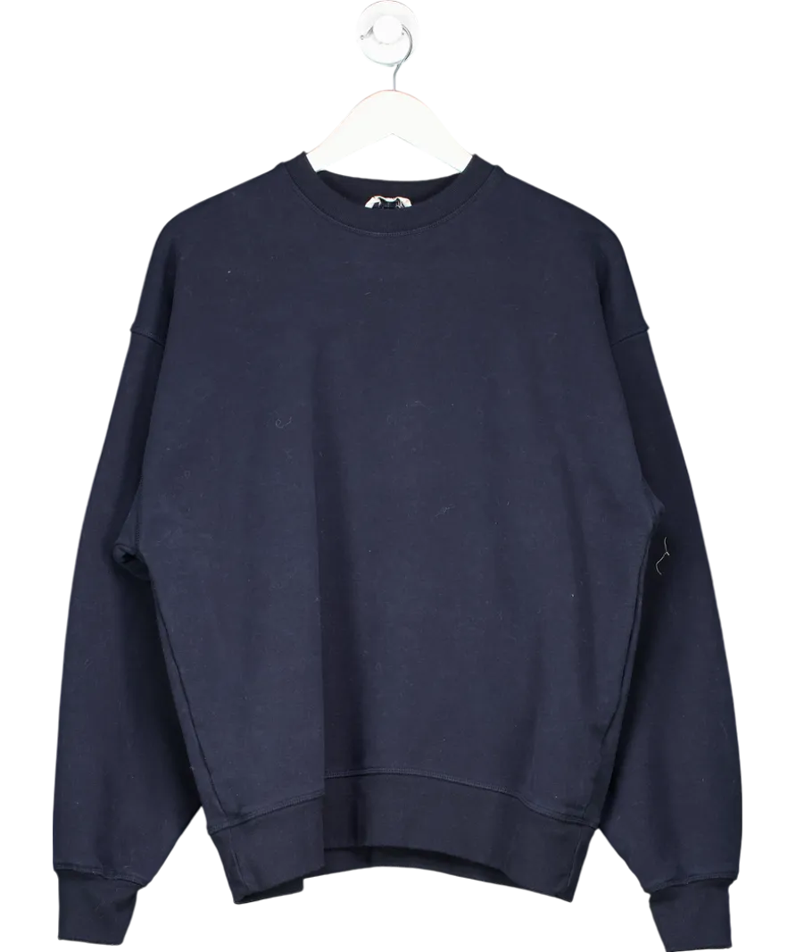 Raey Blue Recycled-yarn Cotton-blend Sweatshirt UK 10
