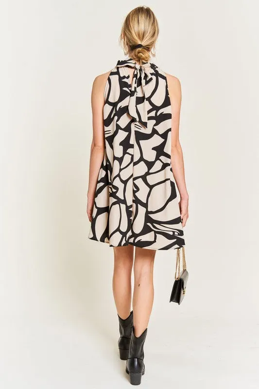 Resort style halter neck short sundress PLUS SIZE - Online exclusive