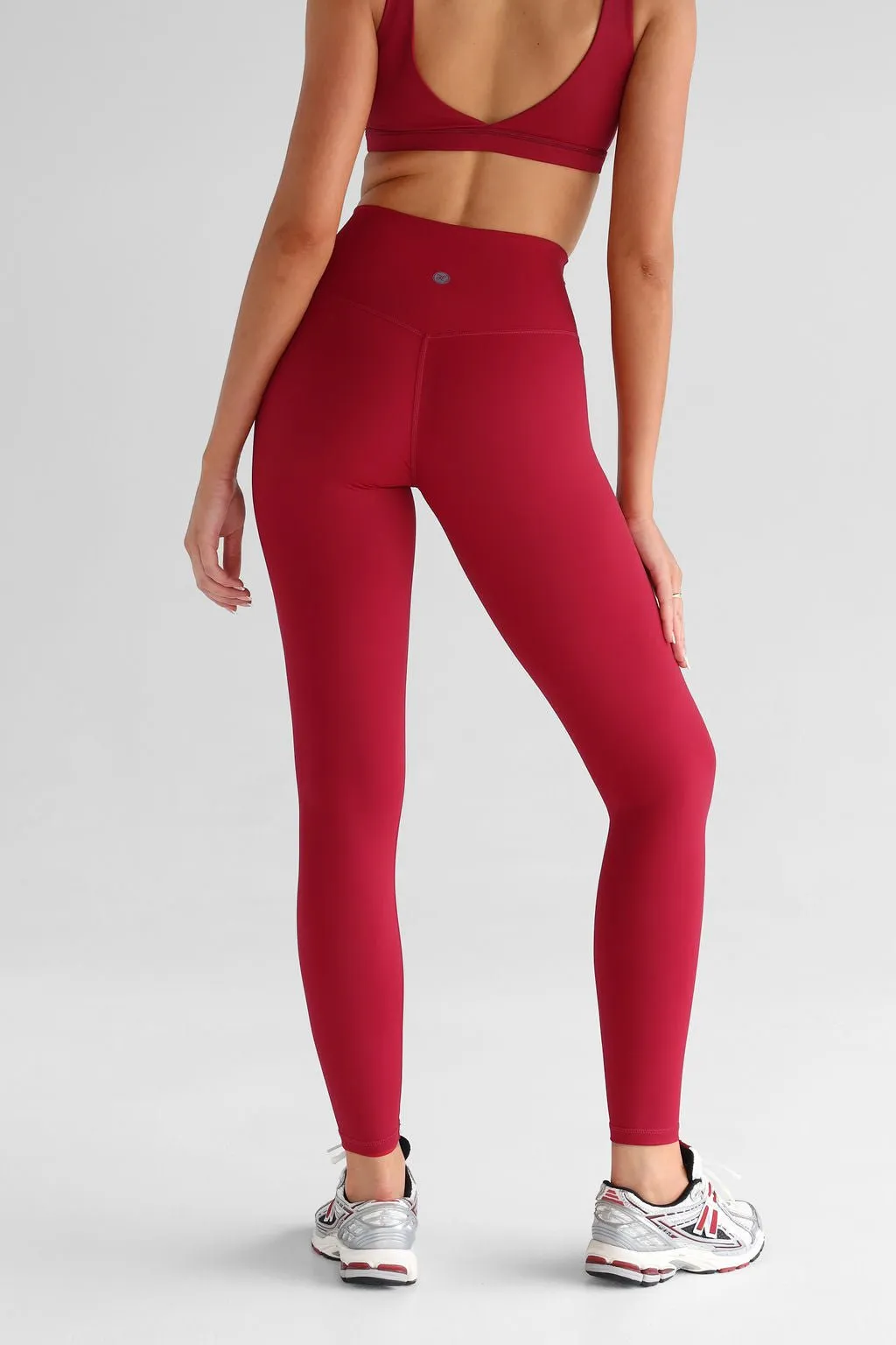 SCULPT Full Length Leggings - Cherry