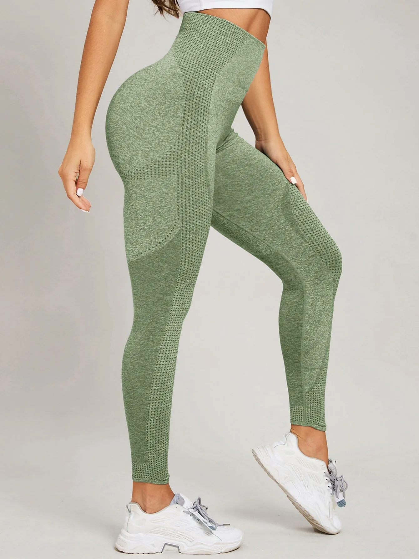 Seamless High Stretch Tummy Control Athletic Leggings SS23