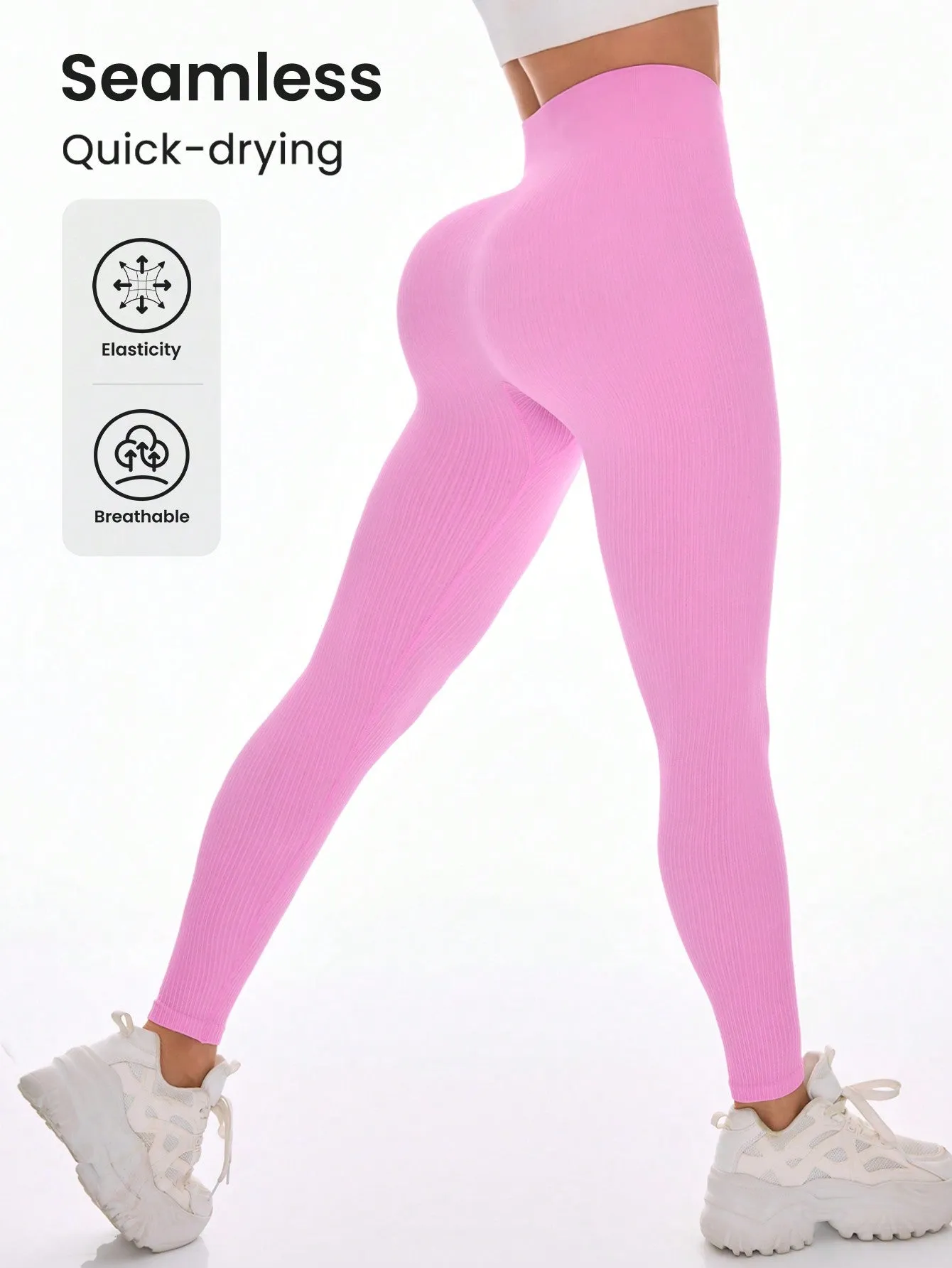 Seamless Wide Waistband Active Leggings SS24
