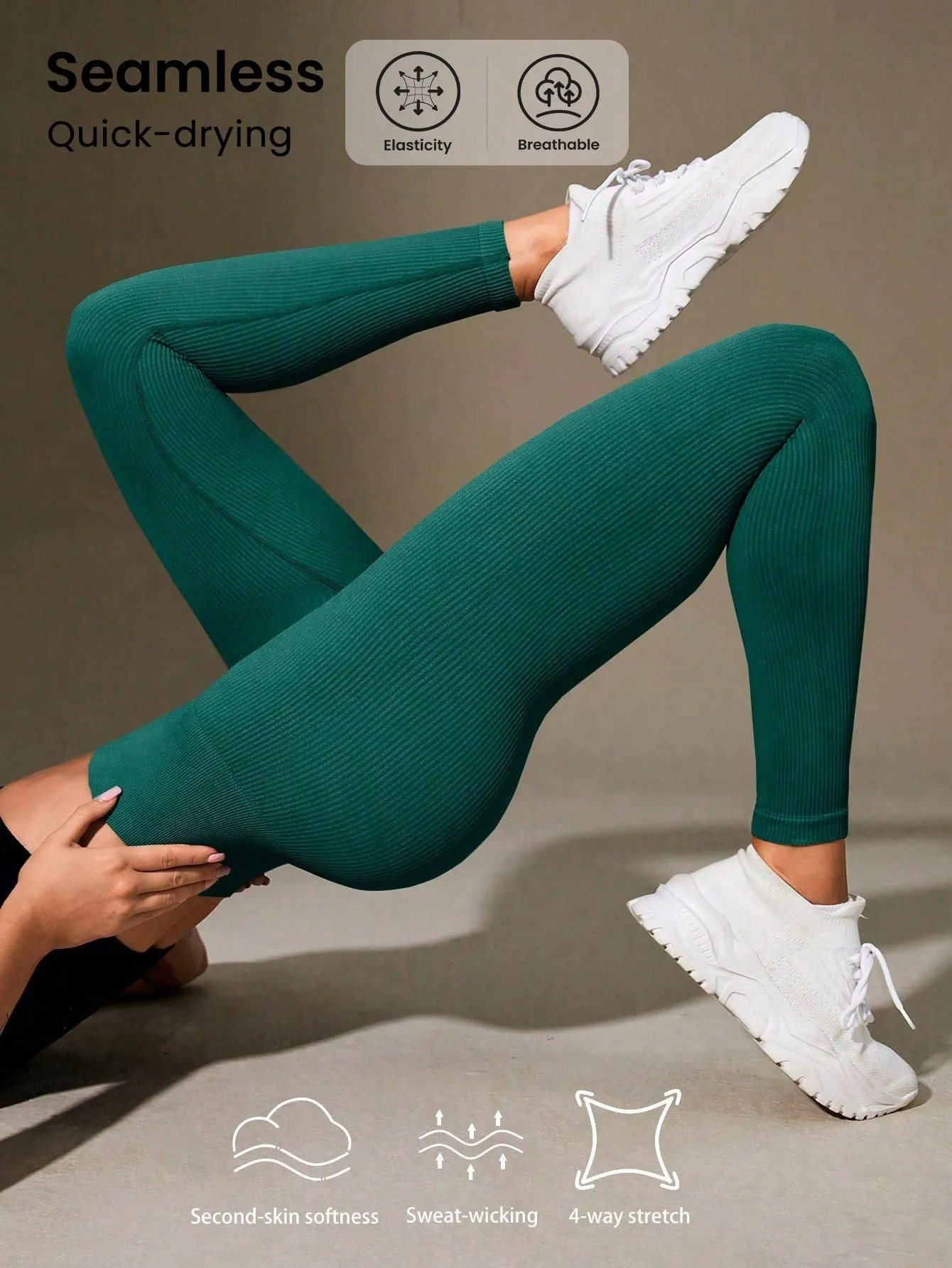 Seamless Wide Waistband Active Leggings SS24
