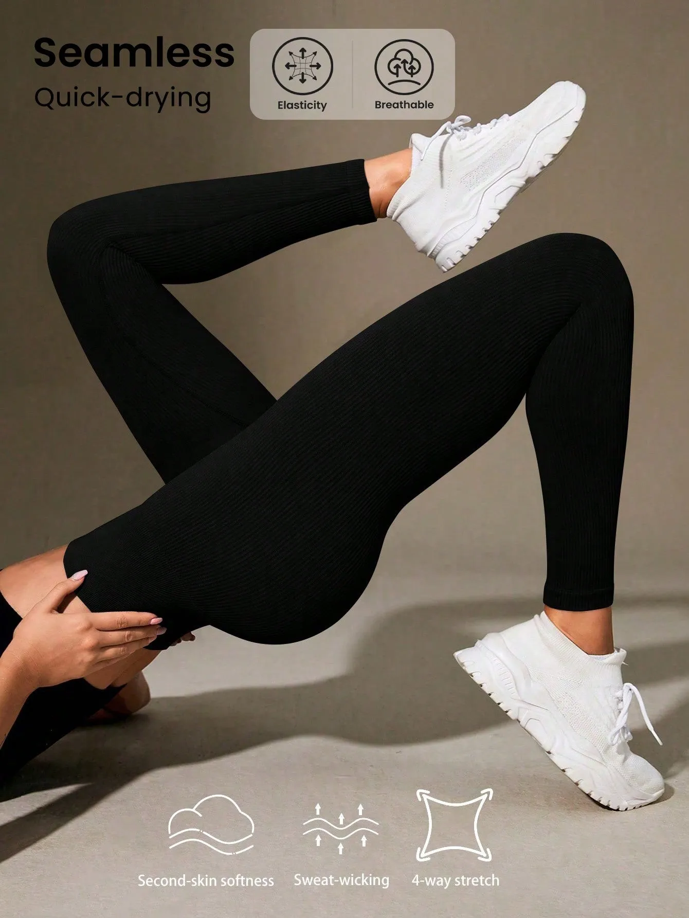 Seamless Wide Waistband Active Leggings SS24