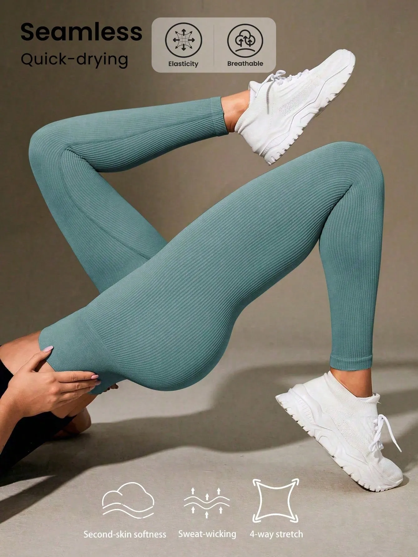 Seamless Wide Waistband Active Leggings SS24