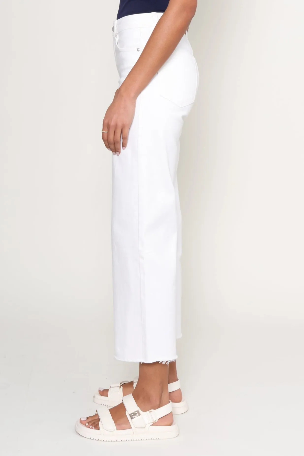 Slim Wide Leg Jeans