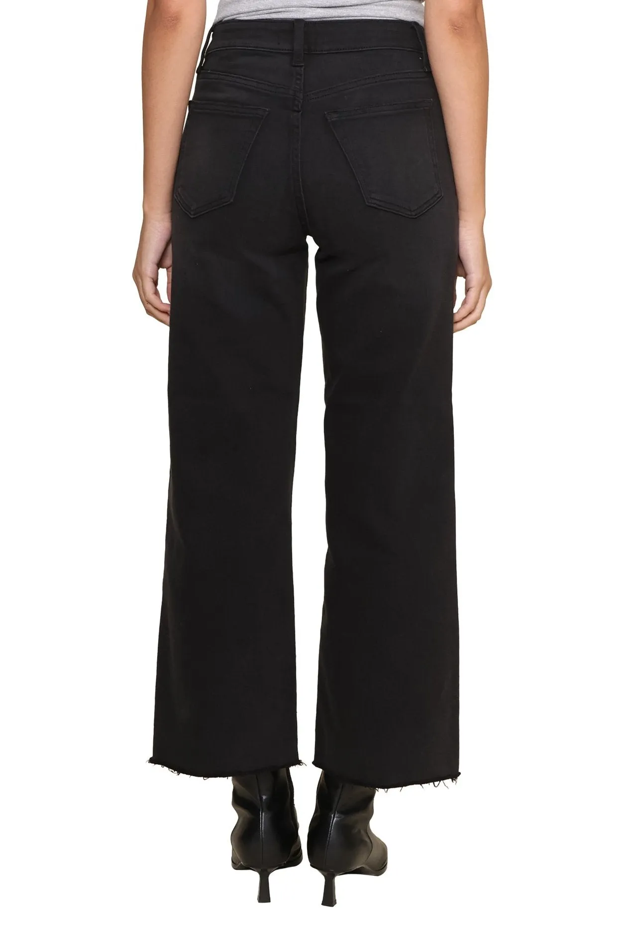 Slim Wide Leg Jeans