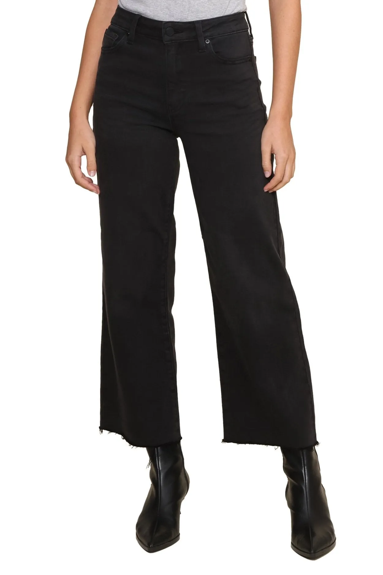 Slim Wide Leg Jeans