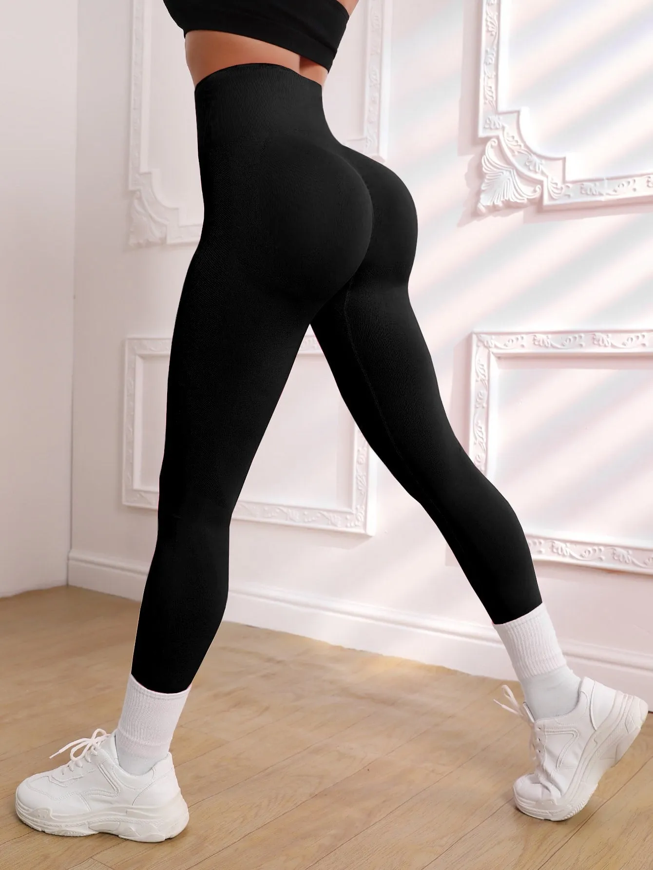 Solid Wideband Waist Active Leggings SS23
