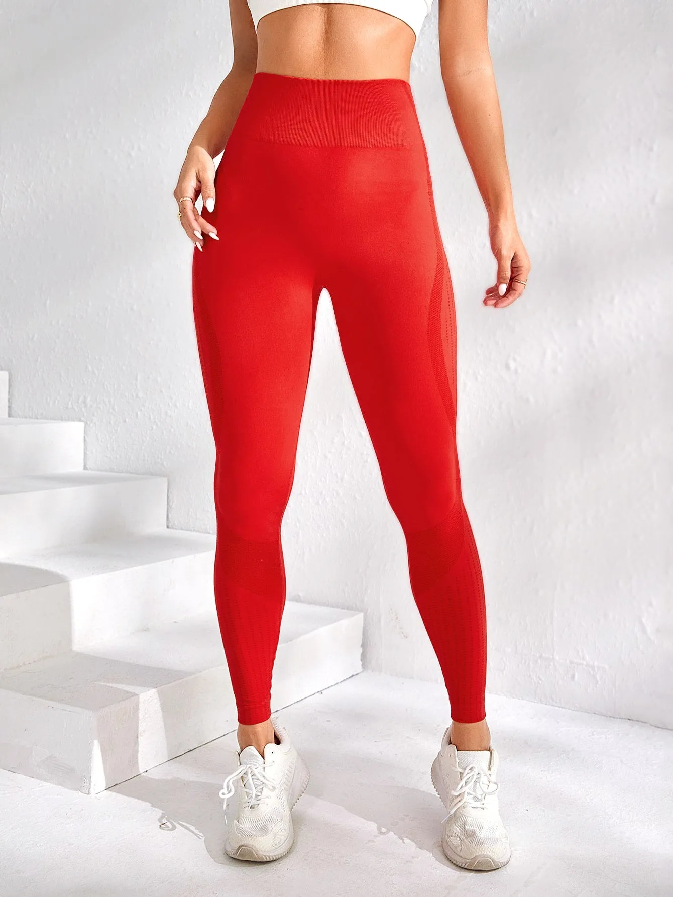Solid Wideband Waist Active Leggings SS23