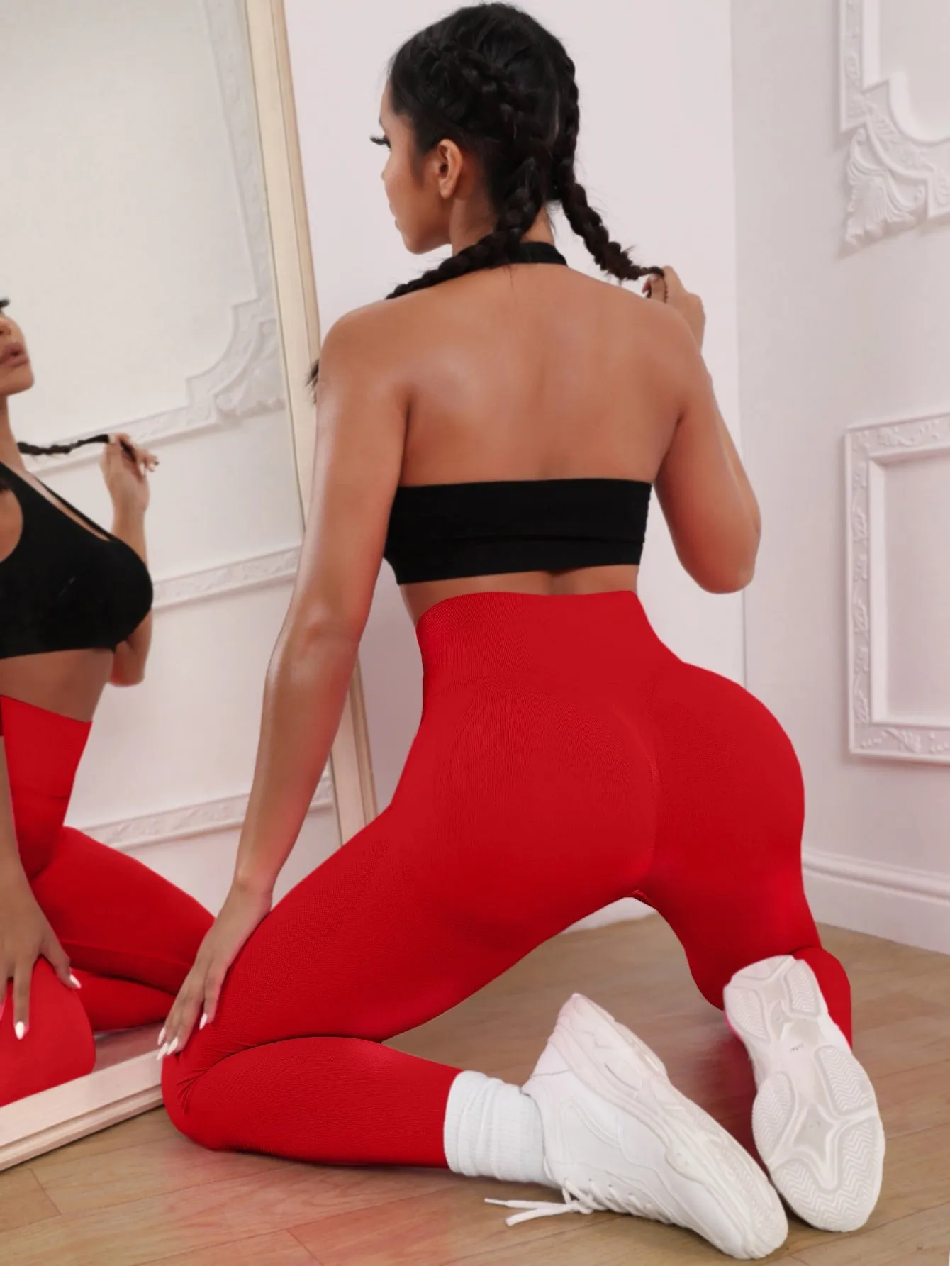 Solid Wideband Waist Active Leggings SS23