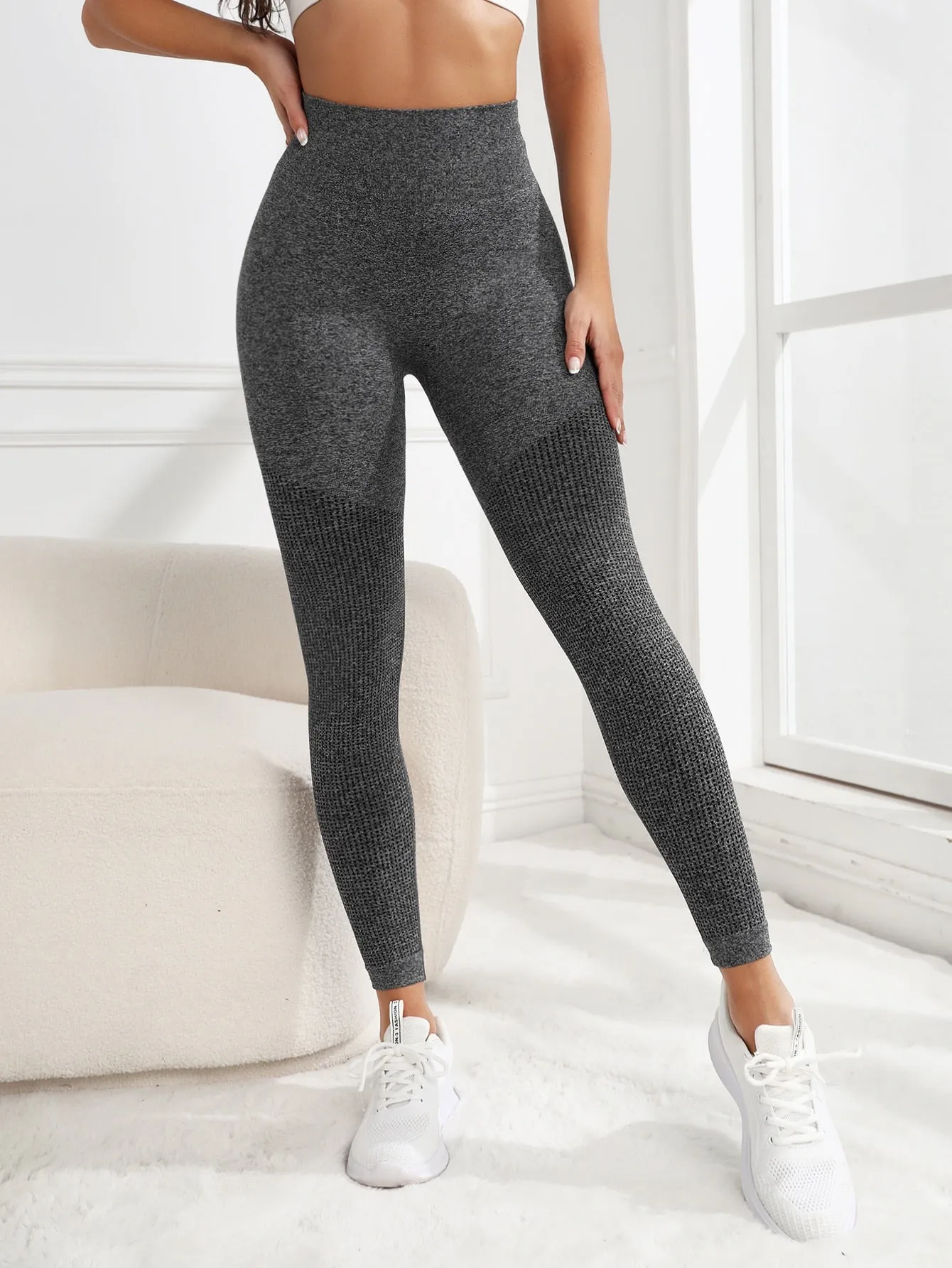 Solid Wideband Waist Active Leggings SS23
