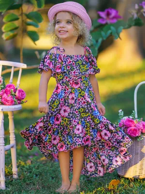 Summer Night's Dream Cold Shoulder Maxi Sundress