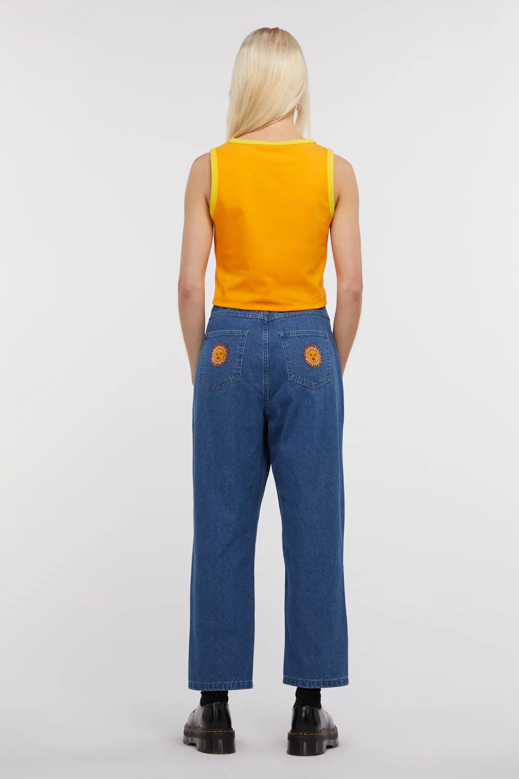 Sun Embroidery Tank