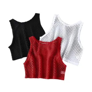 TEEK - Mesh cropped Tank