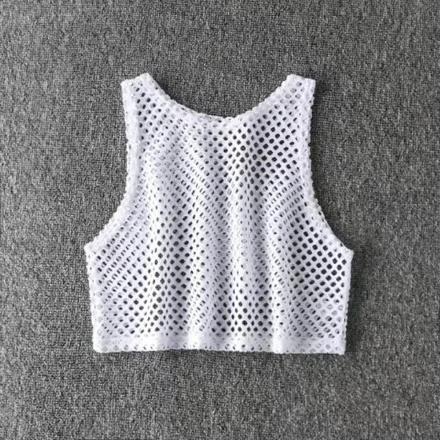 TEEK - Mesh cropped Tank