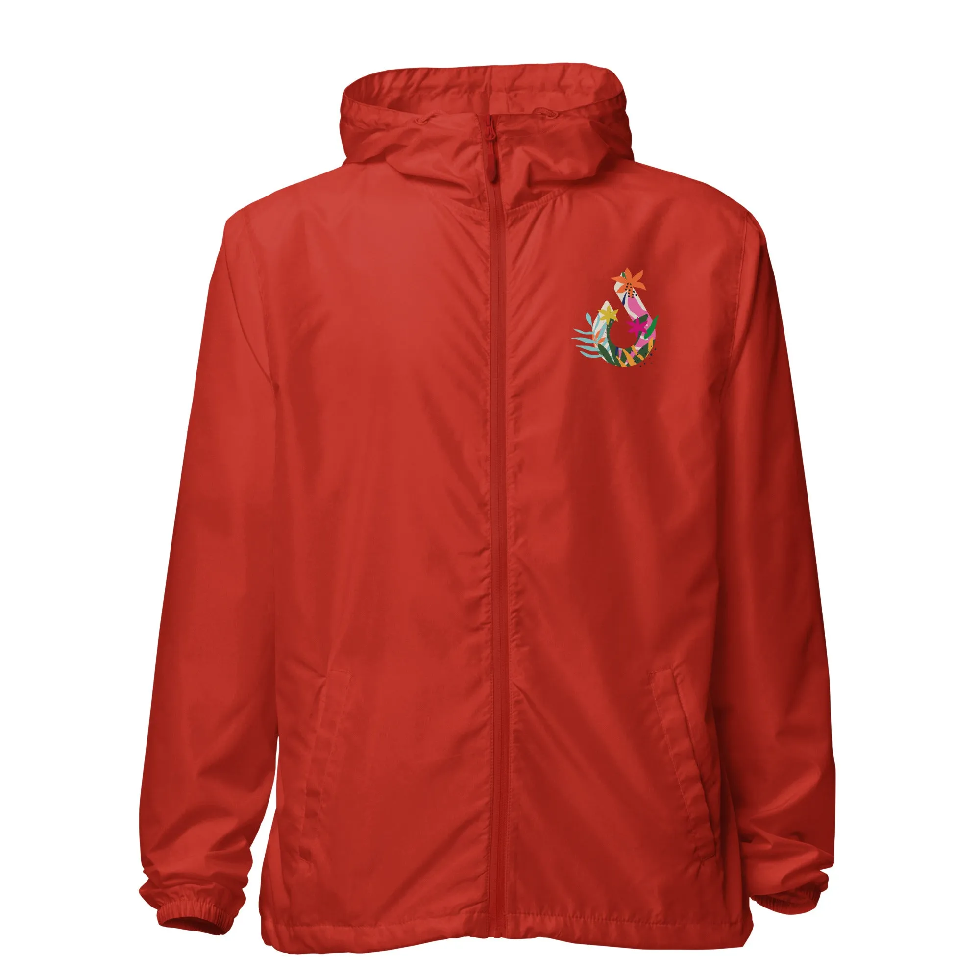 Tropical - Unisex lightweight zip up windbreaker