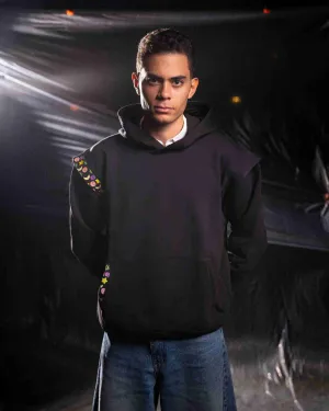Unbound Unisex Oversized Hoodie - Black