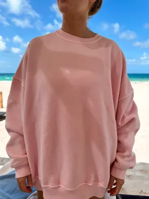 Vintage Pink Washed Sweatshirt