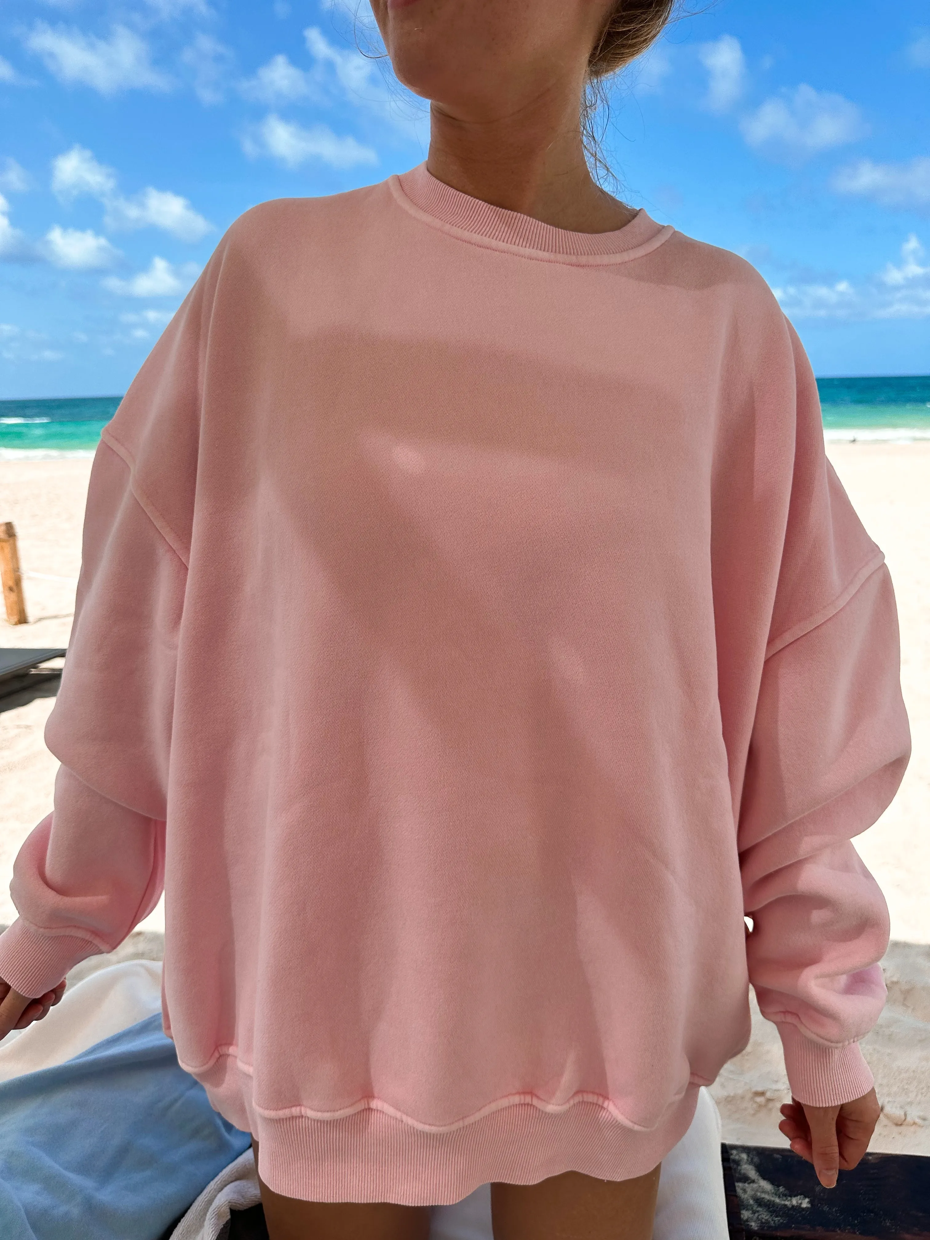 Vintage Pink Washed Sweatshirt