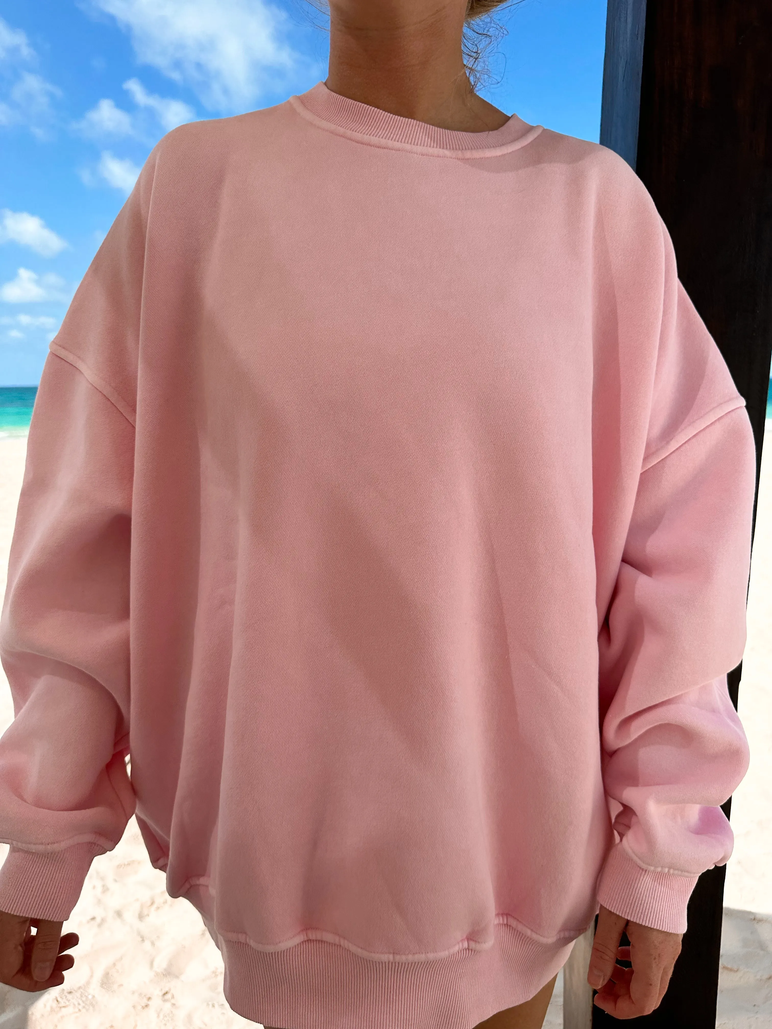 Vintage Pink Washed Sweatshirt