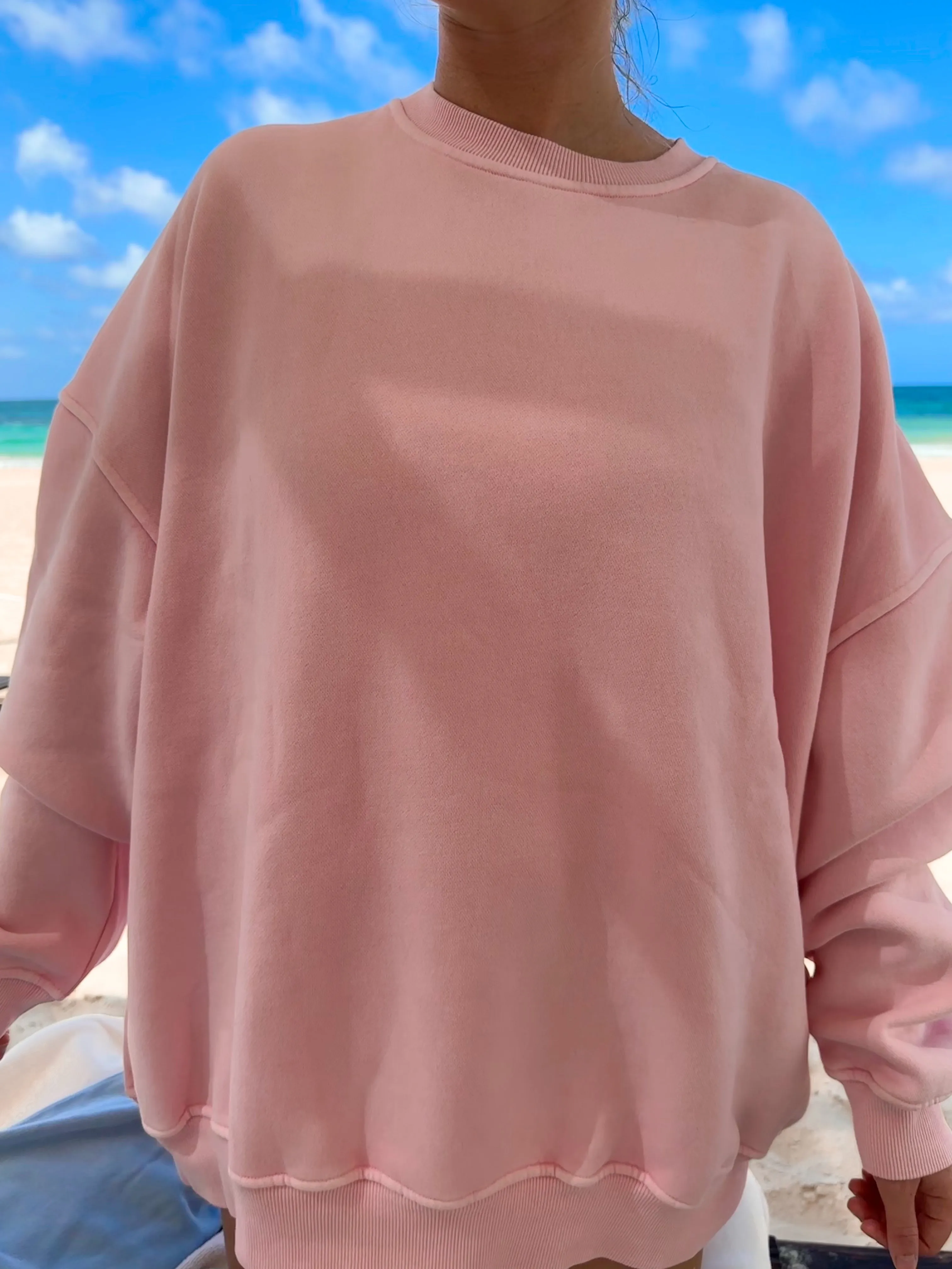 Vintage Pink Washed Sweatshirt