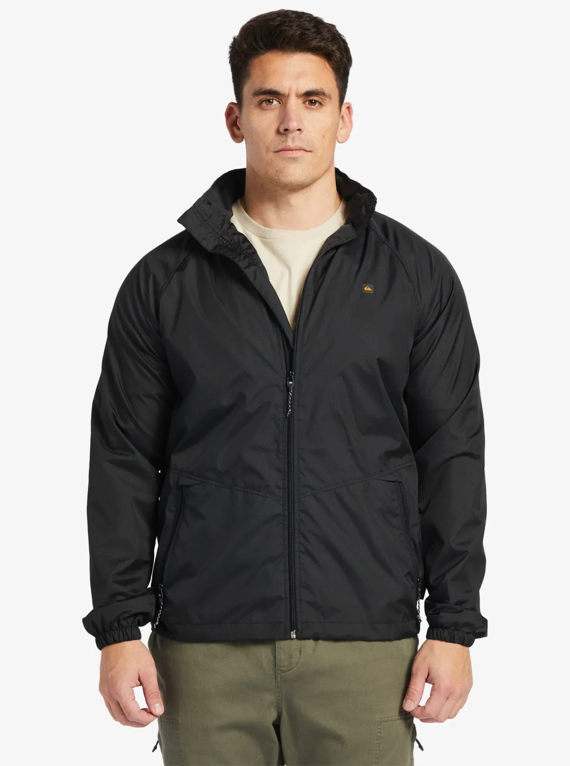 Waterman Shell Shock Water-Resistant Lightweight Mini Ripstop Windbreaker - Black