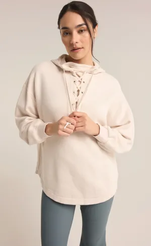 Z Supply Hit The Slopes Sweatshirt in Winter White
