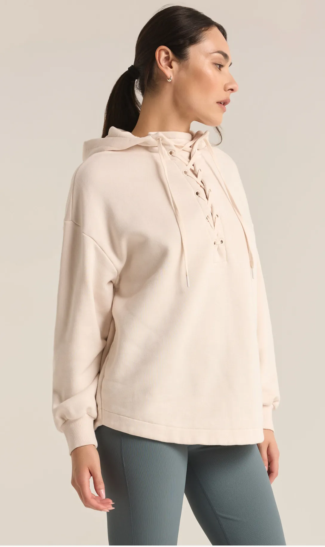 Z Supply Hit The Slopes Sweatshirt in Winter White